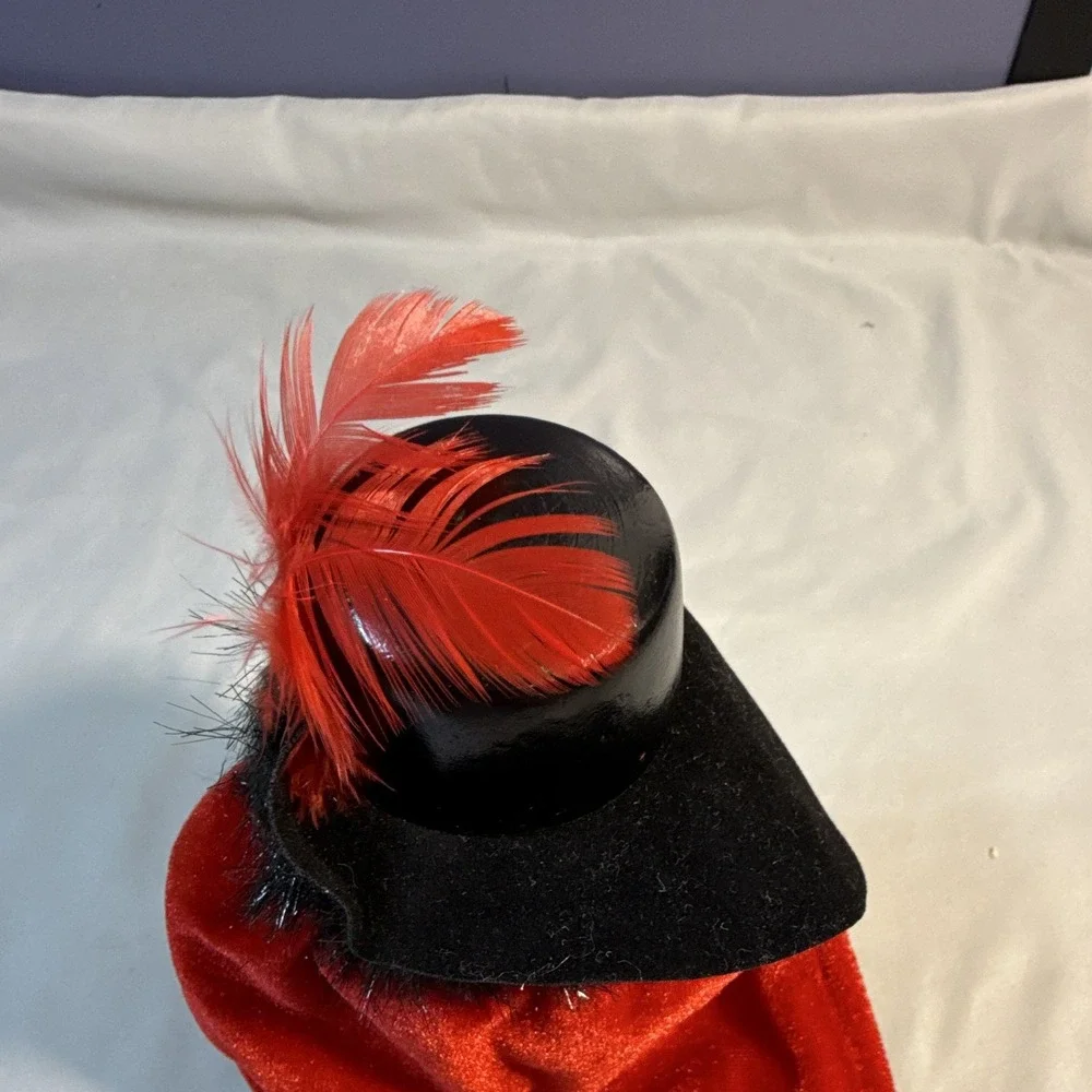 World Market 2013 Wooden Christmas Nutcracker Soldier Musketeer Sword Cape 7
